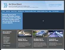 Tablet Screenshot of airdrivedirect.co.uk